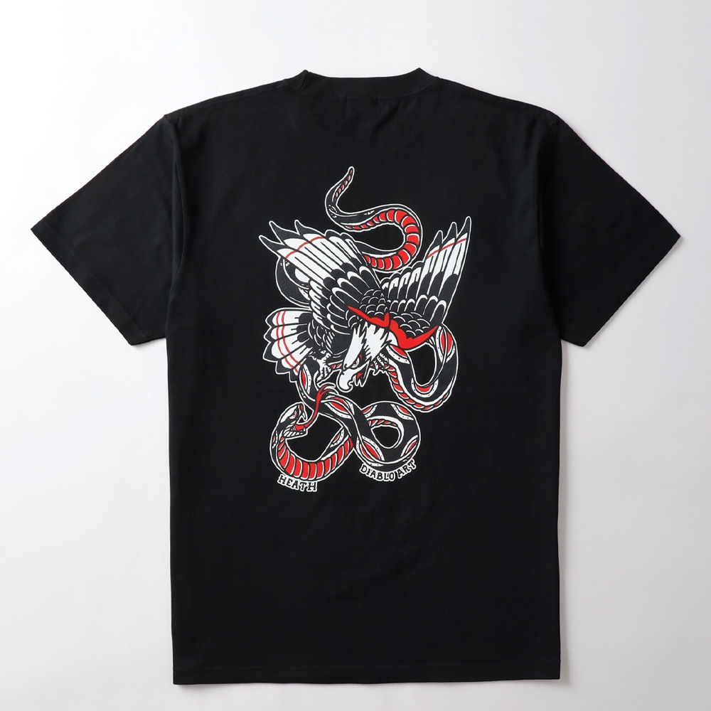HEATH × Diablo Art（ヒース x ディアブロアート） オリジナルアートワーク ヘビーウエイトTシャツ 