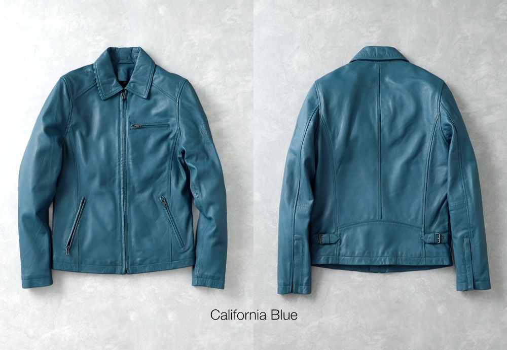 HEATH】LEATHER COLLAR RIDERS JACKET シープスキンレザー