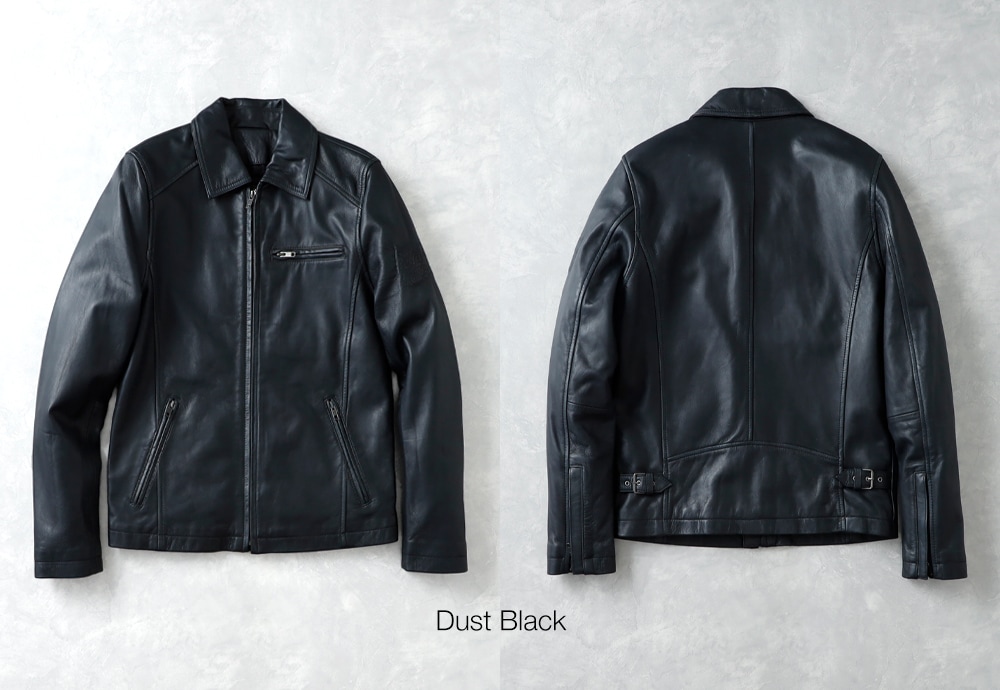 シープスキン レザージャケット モーターサイクルジェニュインシープスキンレザージャケット! 全