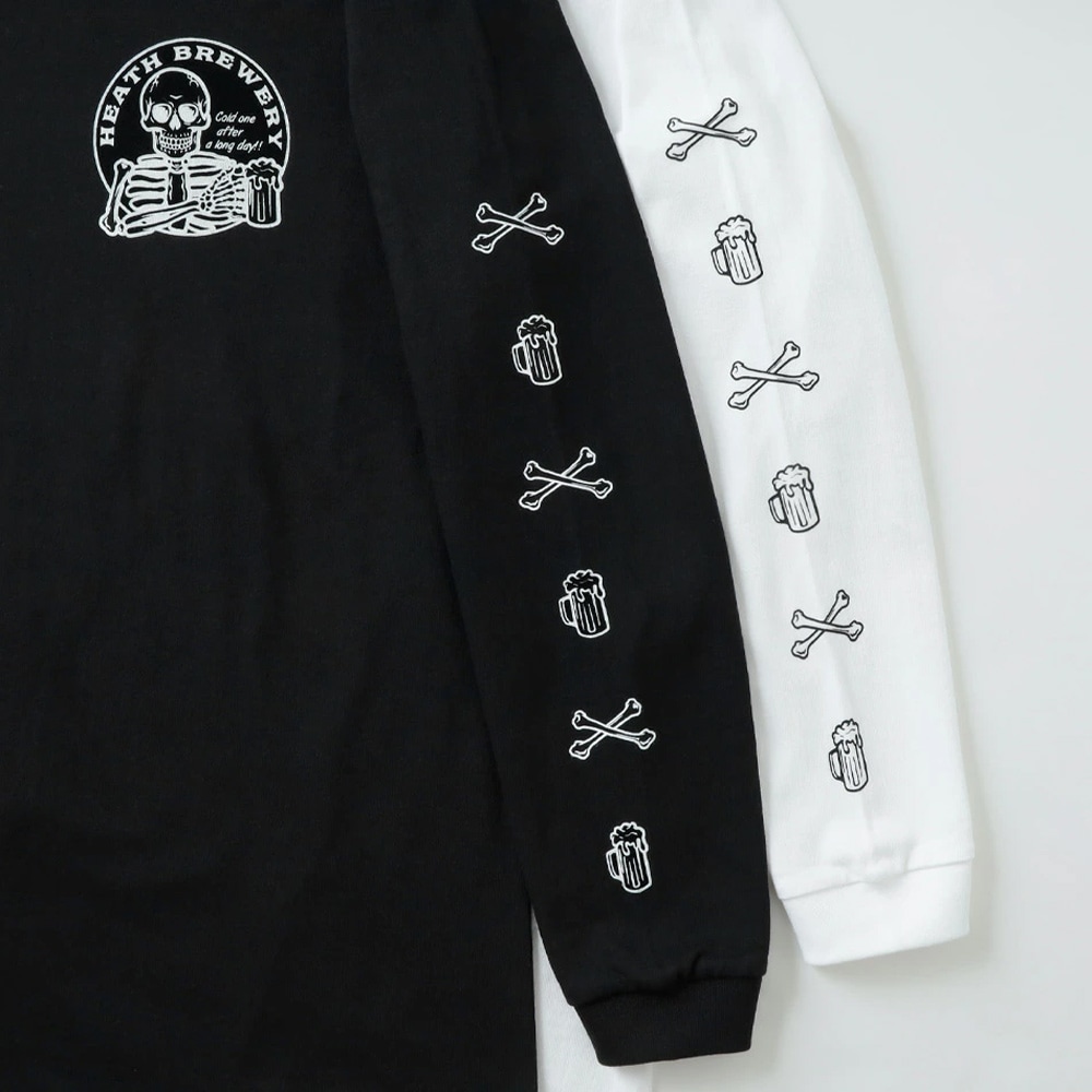 【HEATH】SKULL BEER HEAVY WEIGHT L/S スカルビアー ロンT