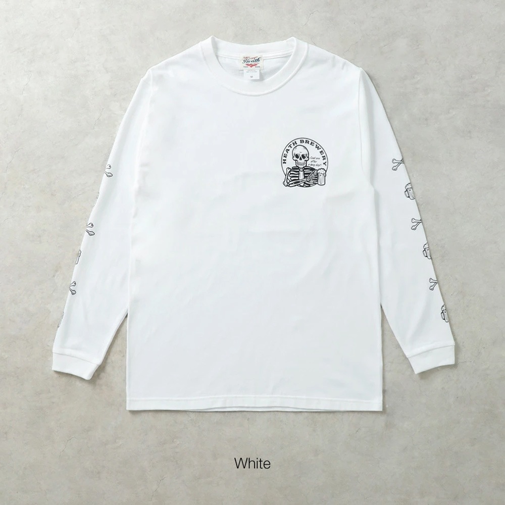 【HEATH】SKULL BEER HEAVY WEIGHT L/S スカルビアー ロンT