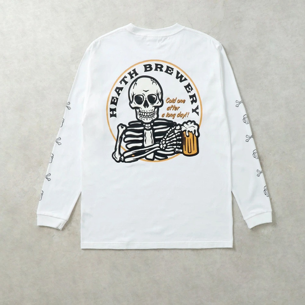 【HEATH】SKULL BEER HEAVY WEIGHT L/S スカルビアー ロンT