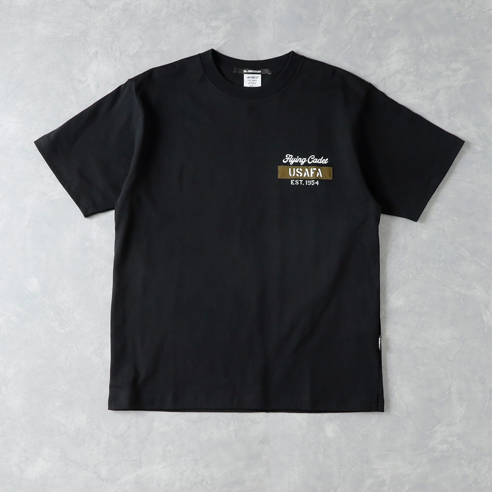 【AVIREX】 CADET PATCH T-SHIRTT カデット パッチ半袖Tシャツ