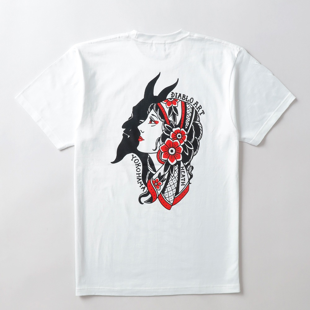 HEATH × Diablo Art（ヒース x ディアブロアート） オリジナルアートワーク ヘビーウエイトTシャツ 