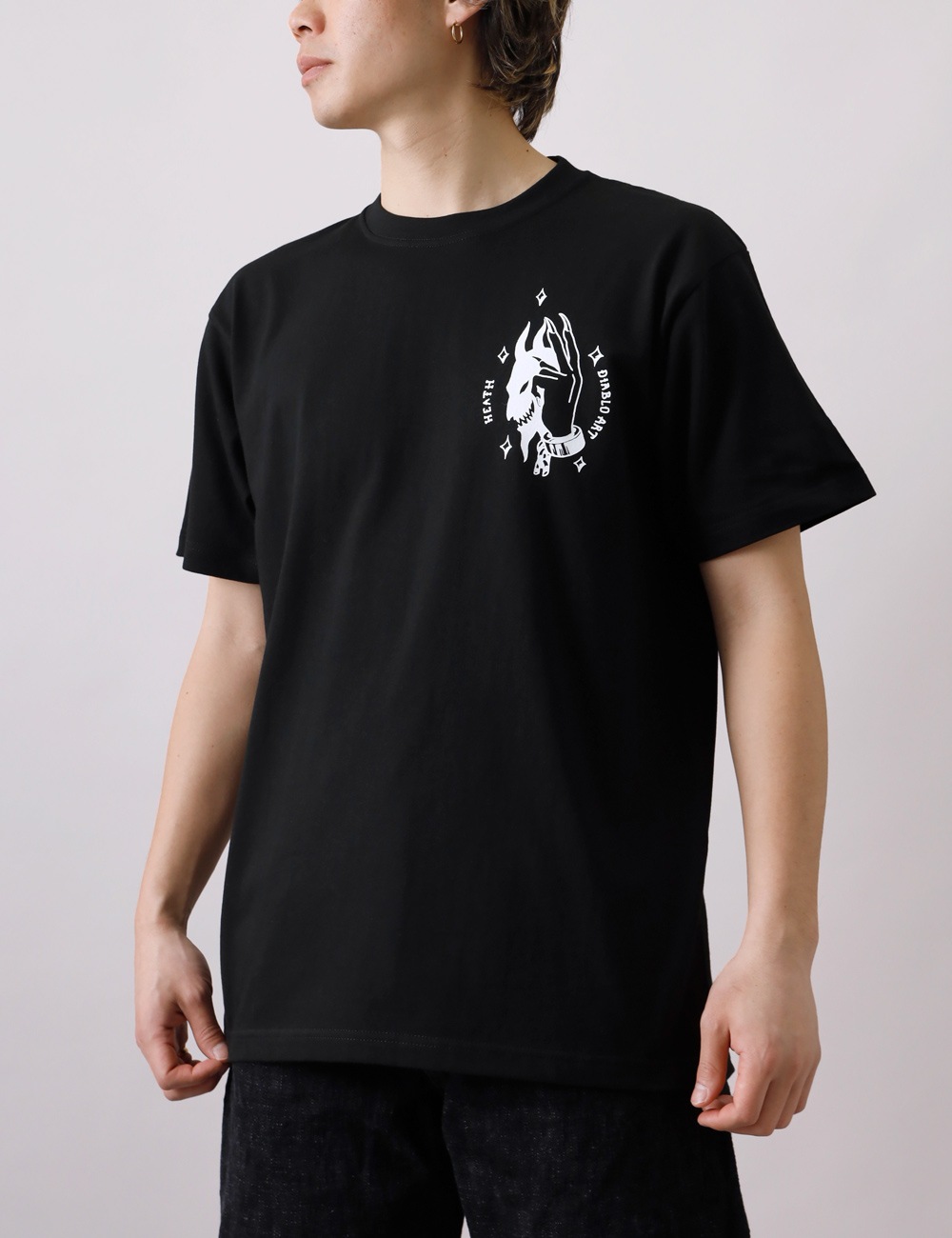 HEATH × Diablo Art（ヒース x ディアブロアート） オリジナルアートワーク ヘビーウエイトTシャツ 