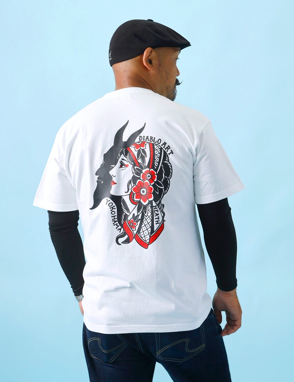 対象アイテム2点お買い上げで10%・3点お買い上げで20%OFF！ HEATH×Diablo Art｜オリジナルアートワークTシャツ 