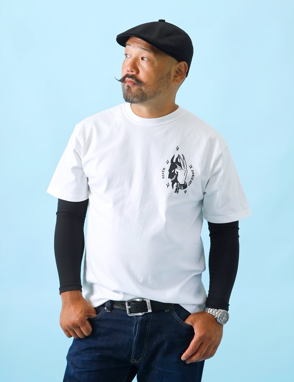対象アイテム2点お買い上げで10%・3点お買い上げで20%OFF！ HEATH×Diablo Art｜オリジナルアートワークTシャツ 