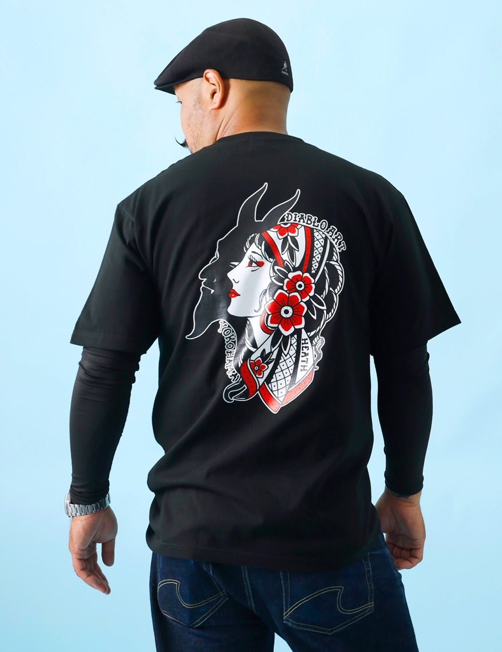 対象アイテム2点お買い上げで10%・3点お買い上げで20%OFF！ HEATH×Diablo Art｜オリジナルアートワークTシャツ 