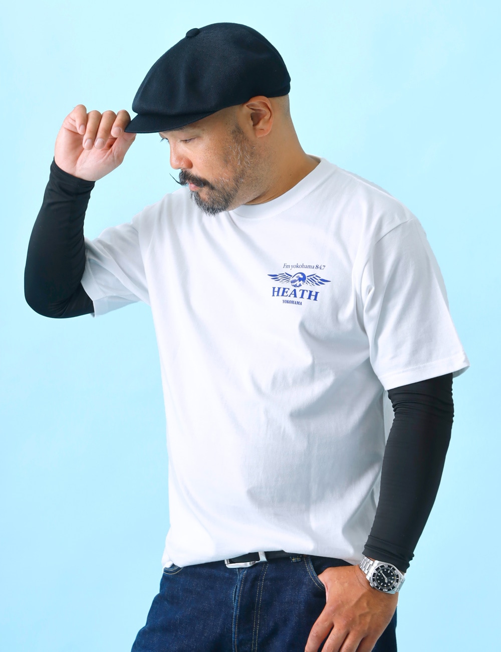 HEATH×FMヨコハマ｜オリジナルアートワークコラボTシャツ 