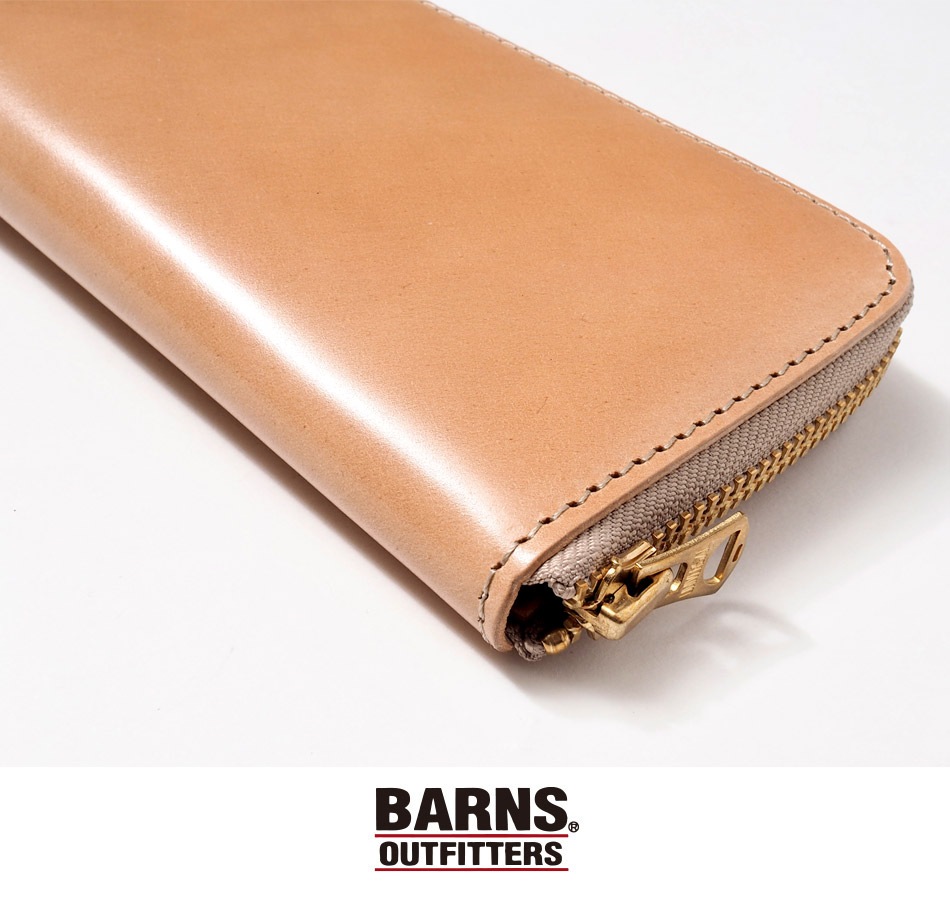 【BARNS】CORDOVAN LONG WALLET