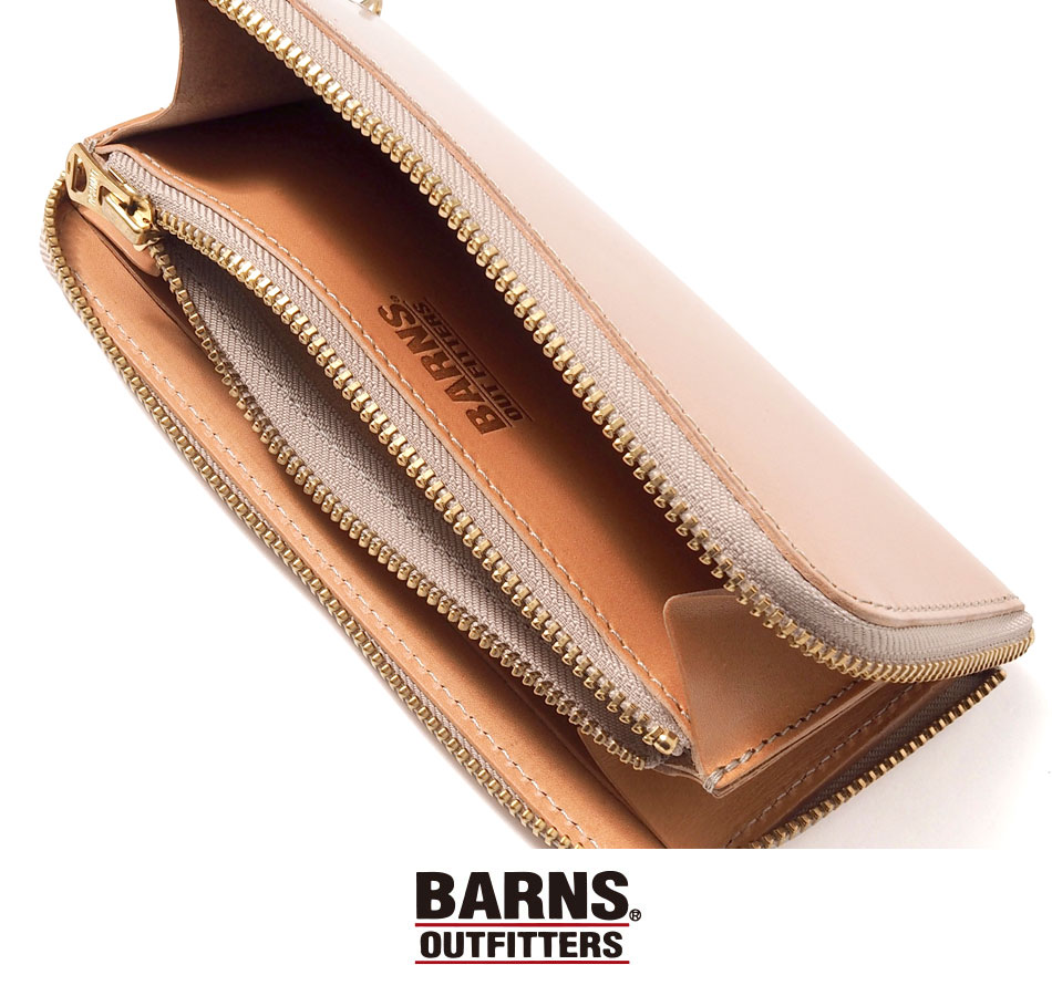 【BARNS】CORDOVAN LONG WALLET