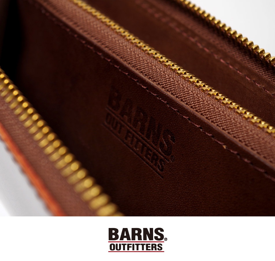 【BARNS】CORDOVAN LONG WALLET
