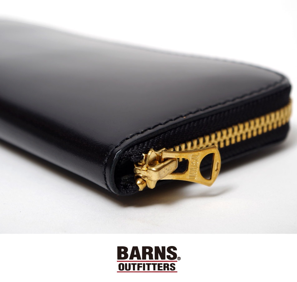 【BARNS】CORDOVAN LONG WALLET