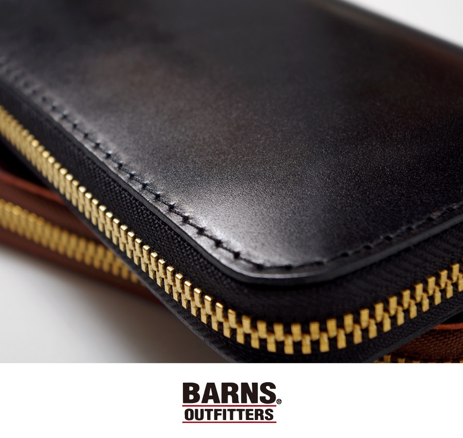 【BARNS】CORDOVAN LONG WALLET