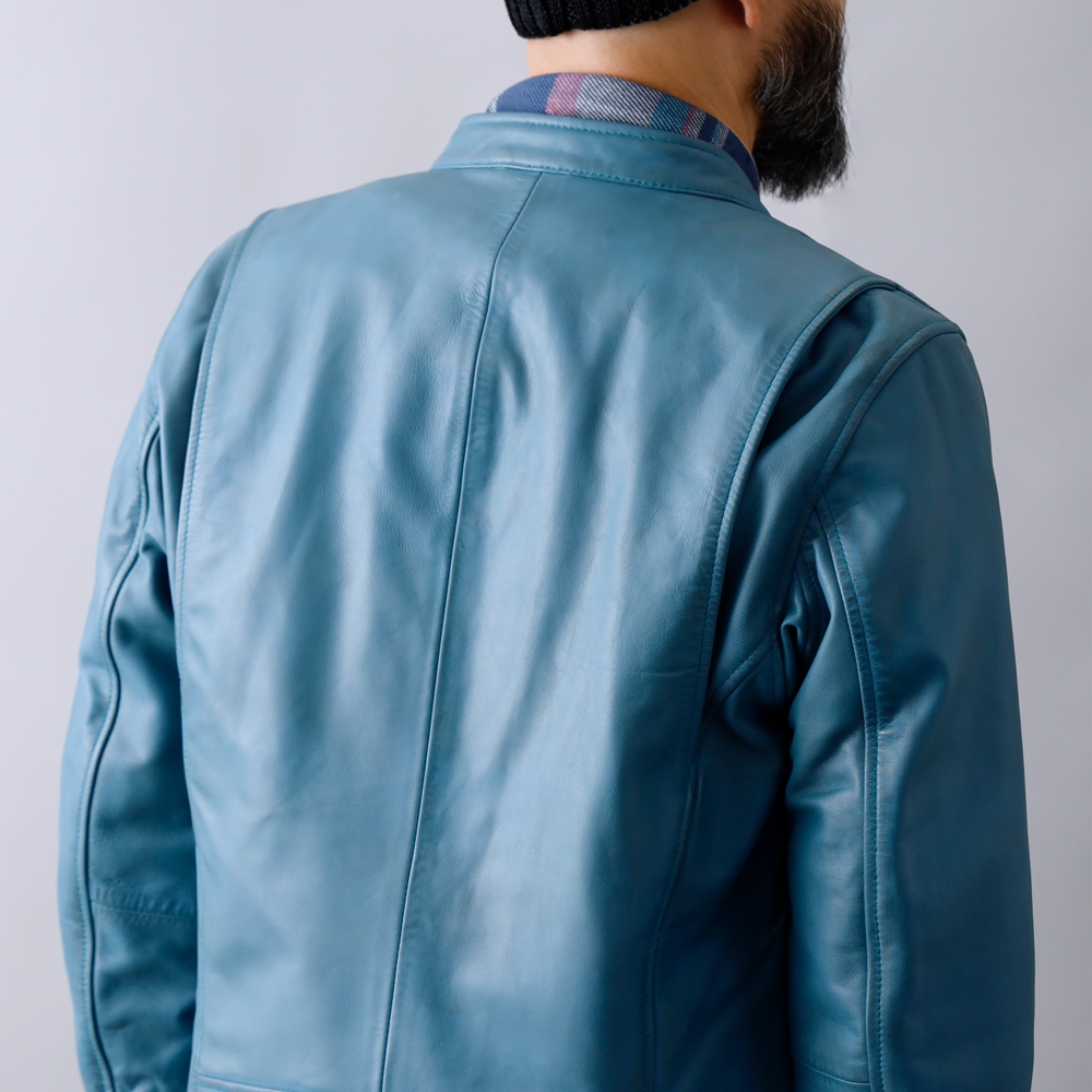 HEATH】LEATHER SINGLE RIDERS JACKET シープスキンレザー