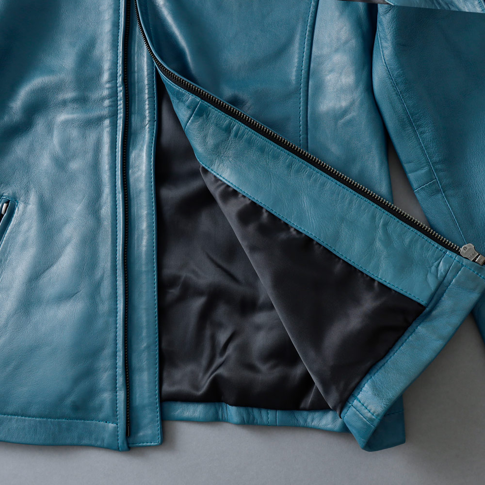 【HEATH】LEATHER SINGLE RIDERS JACKET シープスキンレザー ライダースジャケット