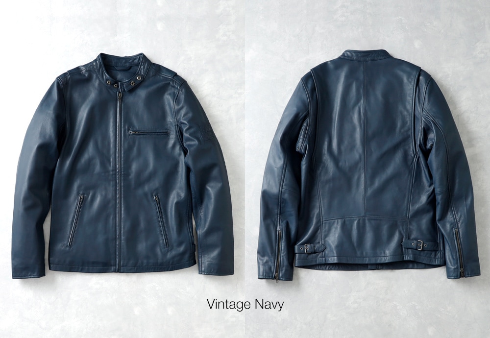 極美品◆エンメティ レザー シングルライダース ジャケット シープスキン XL HEATH】LEATHER SINGLE RIDERS JACKET シープスキンレザー