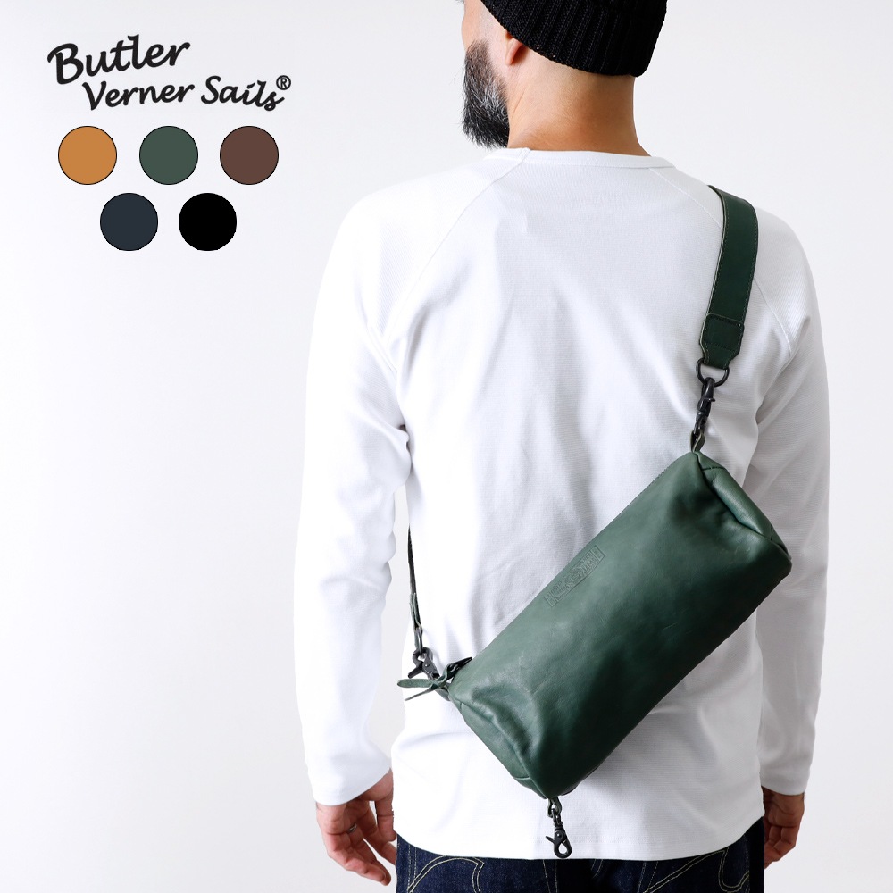 【Butler Verner Sails】HORSE LEATHER SHOULDER BAG ホースレザーショルダーバッグ
