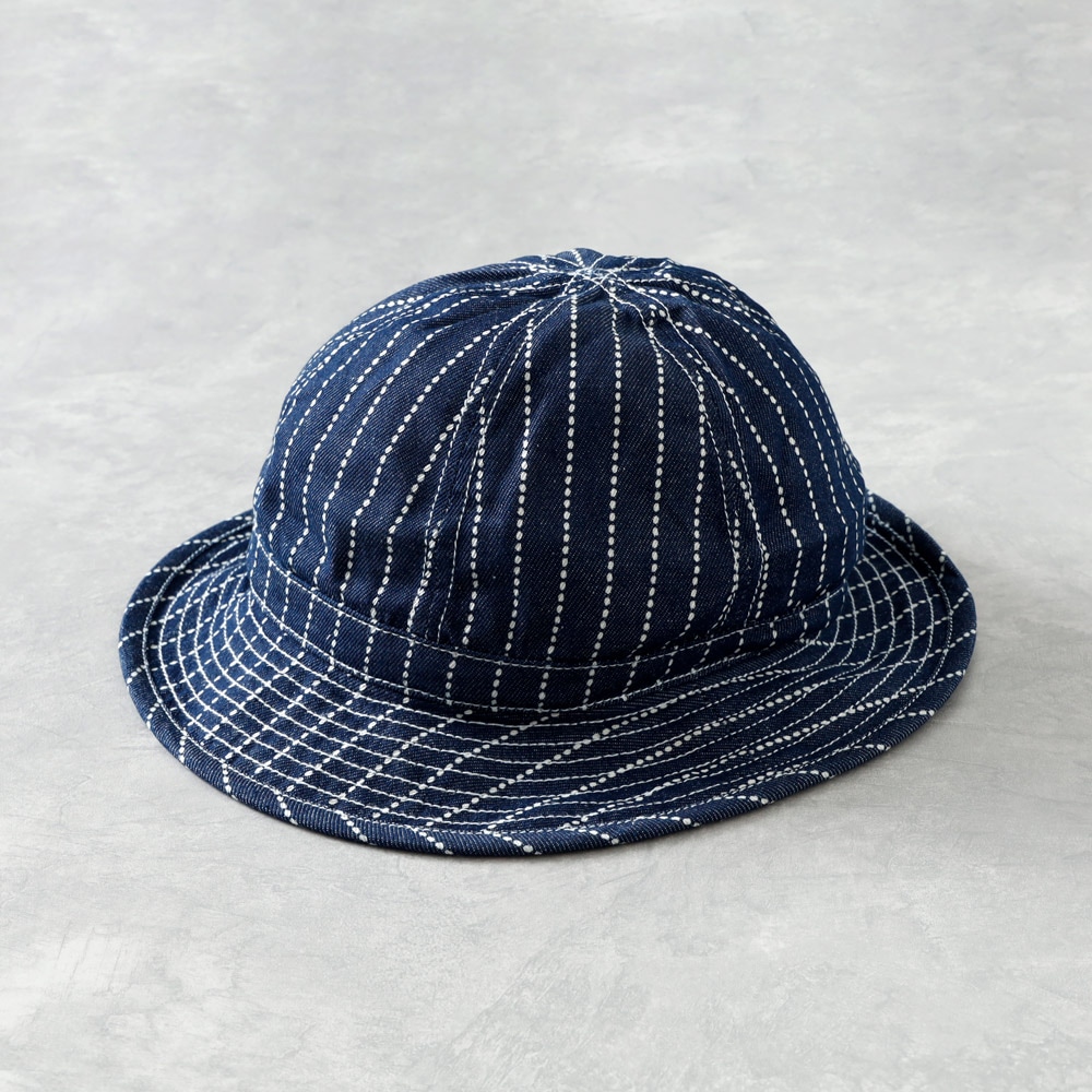 HOUSTON(ヒューストン)ウォバッシュストライプ アーミーハット