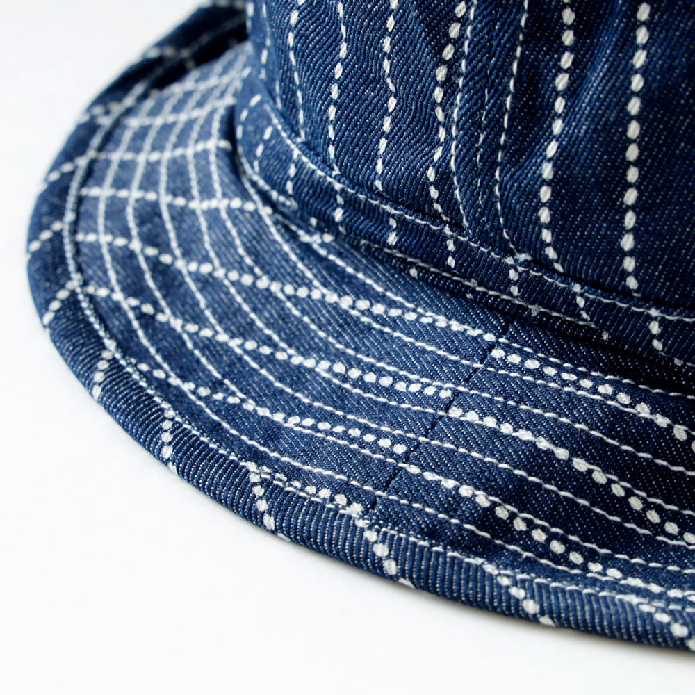 HOUSTON(ヒューストン)ウォバッシュストライプ アーミーハット