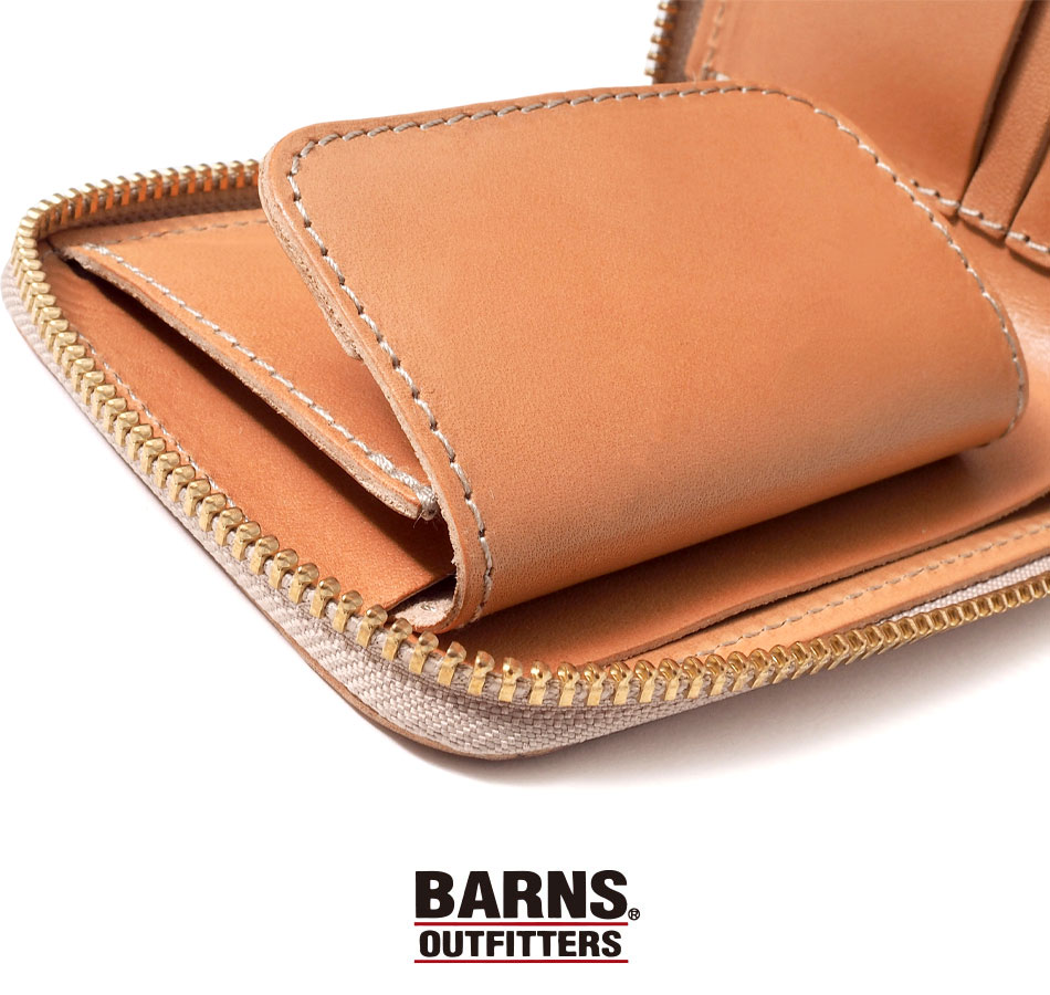 【BARNS】CORDOVAN FOLDED WALLET