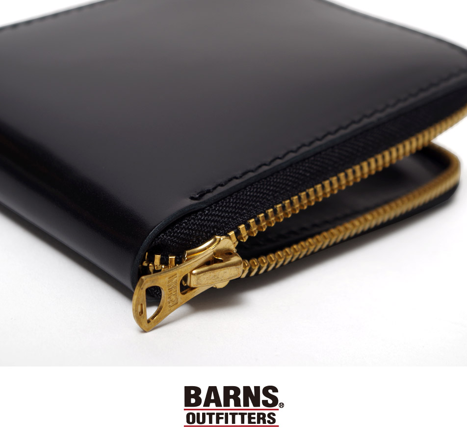【BARNS】CORDOVAN FOLDED WALLET
