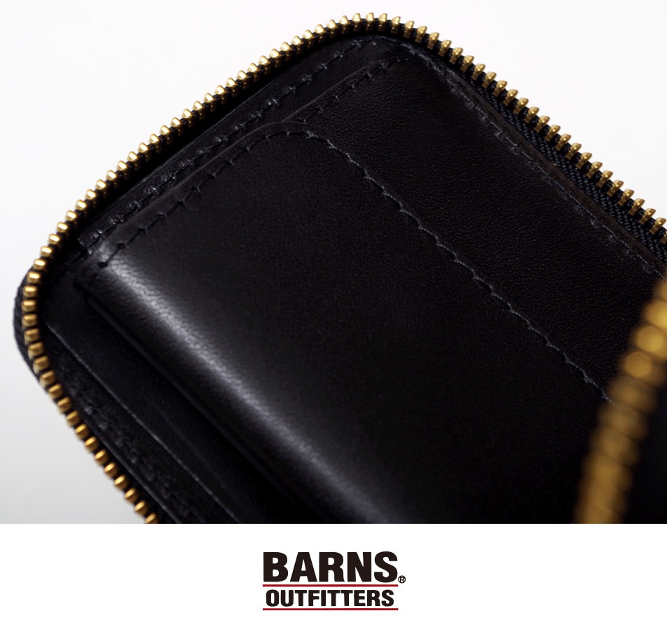 【BARNS】CORDOVAN FOLDED WALLET