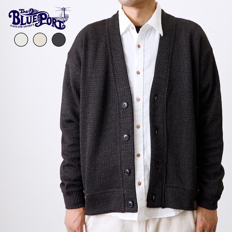 BLUE PORT】LOW GAUGE KNIT 