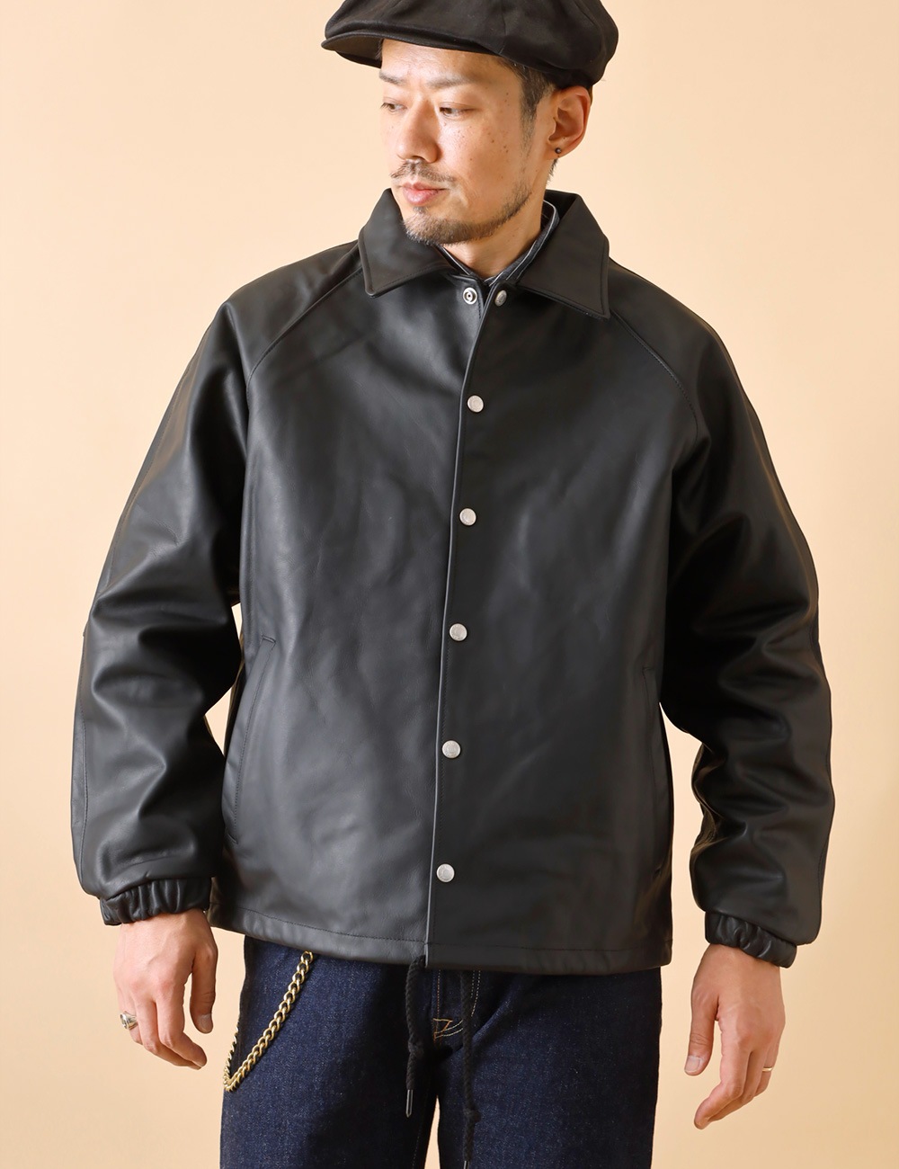 Schott｜LEATHER COACH JACKET