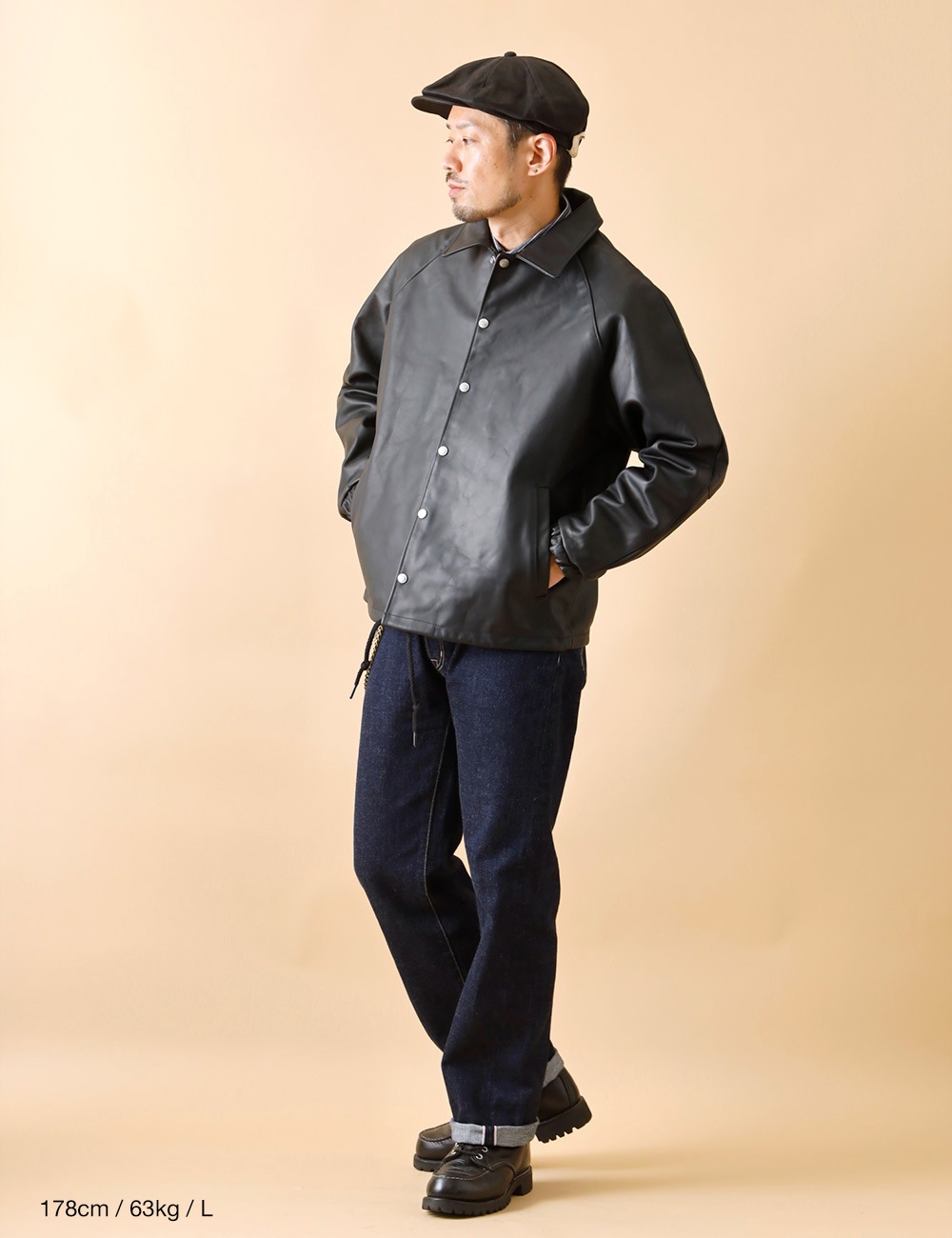 Schott｜LEATHER COACH JACKET