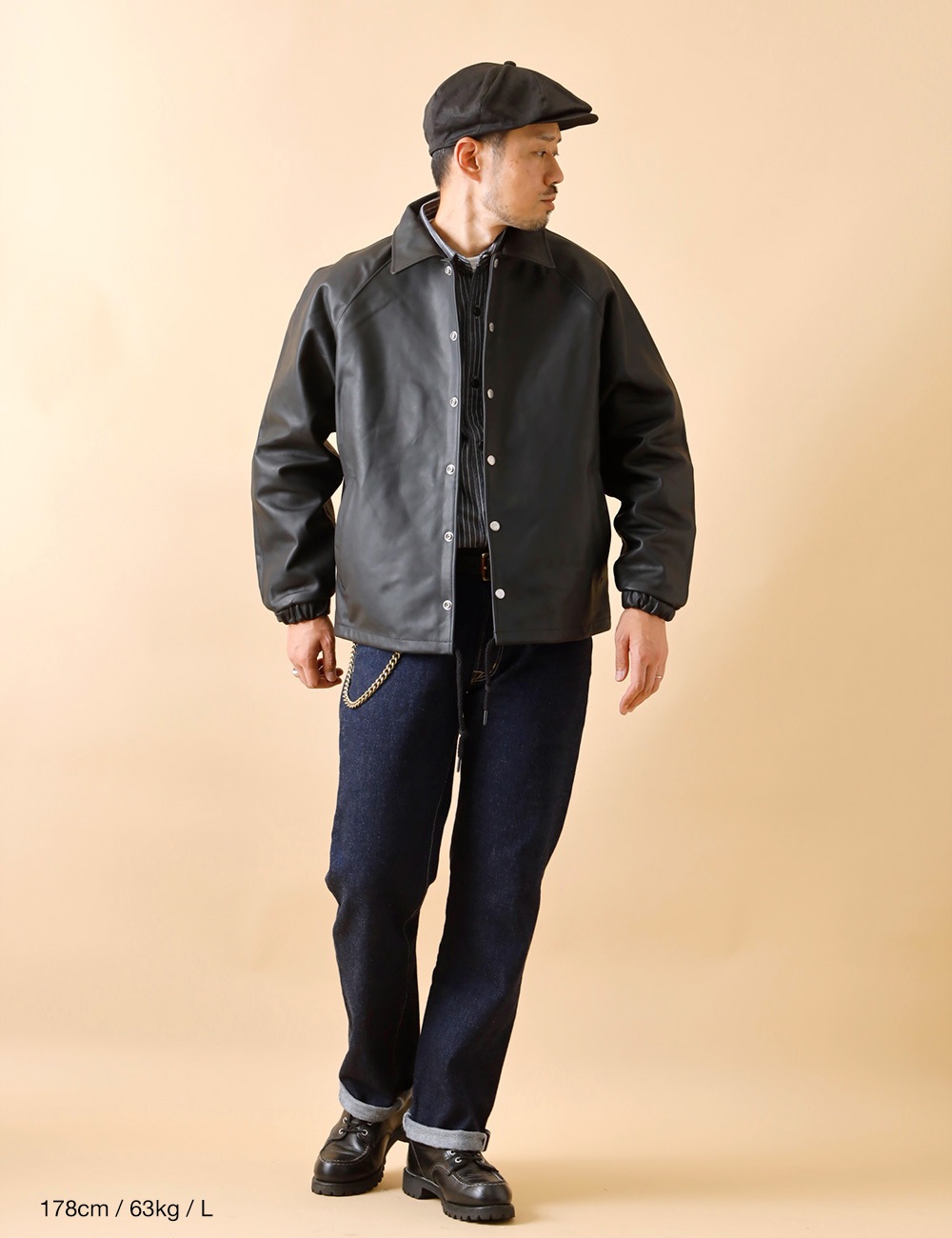 Schott｜LEATHER COACH JACKET