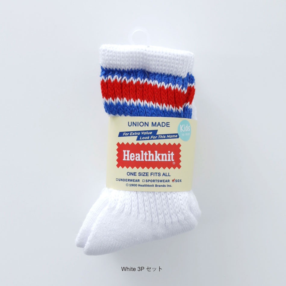 【HEALTHKNIT】3P SET KIDS CREW SOX