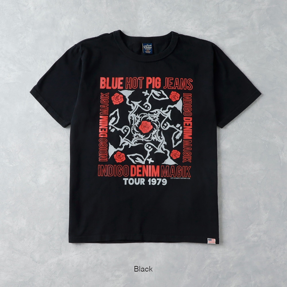 【STUDIO D’ARTISAN】USA COTTON PRINT TEEプリントTシャツ
