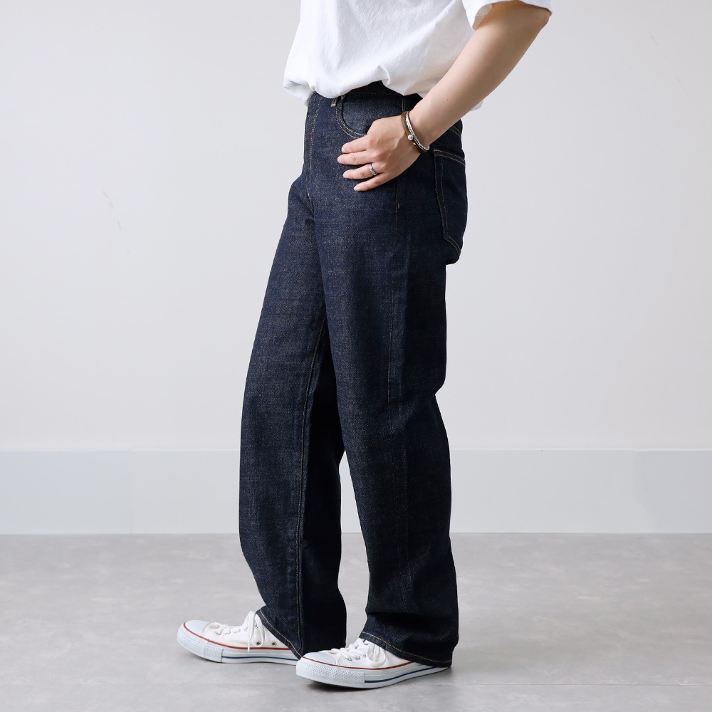 <10%OFF！ファミリーSALE！>◆【D.M.G.】WOMEN'S STRAIGHT DENIM  甘織5Pストレートデニム