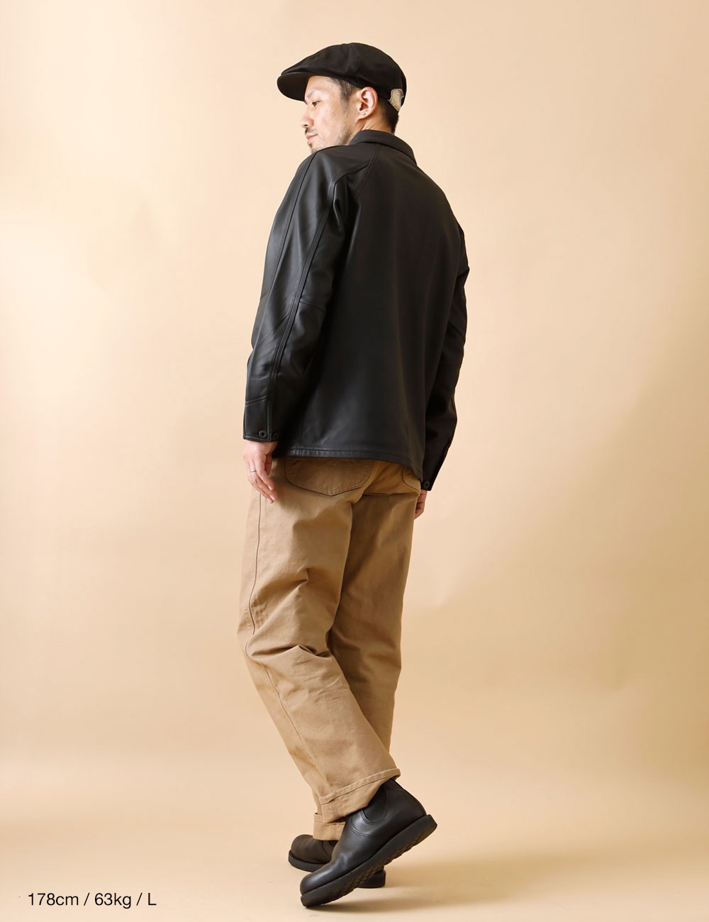 Schott｜LAMB LEATHER COVERALL JACKET