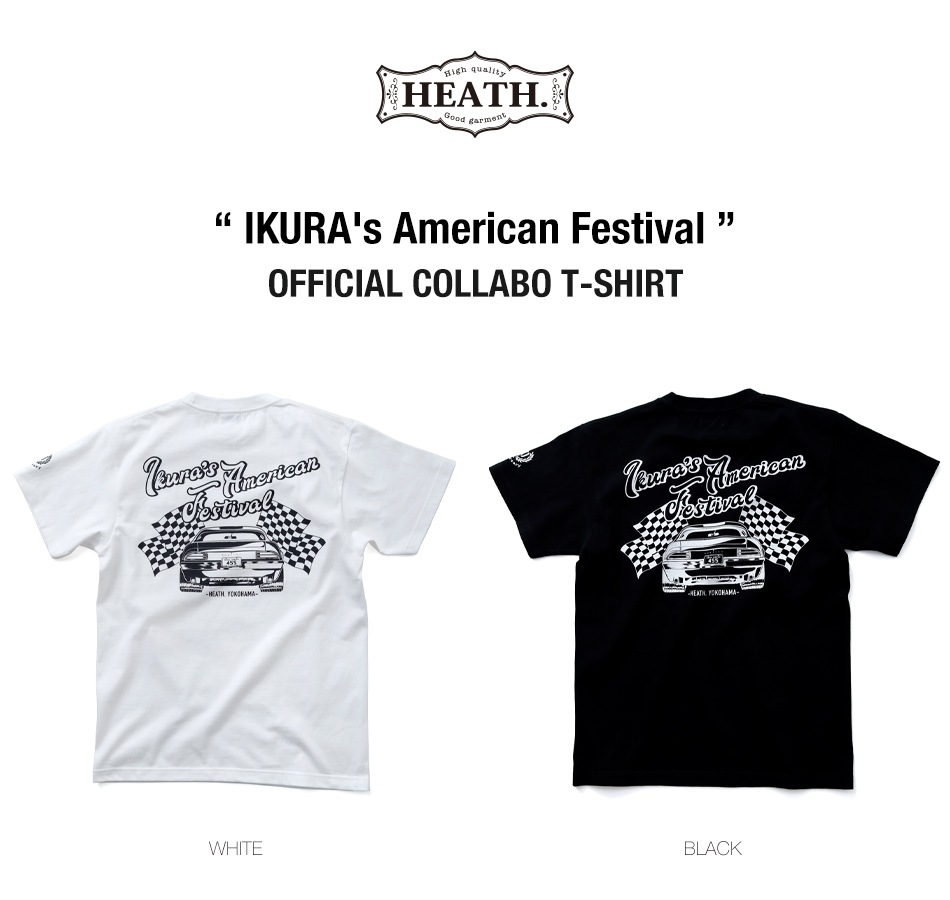 <半額！ファミリーSALE！>◆【IKURA's American Festival x HEATH】AMEFES 2022 COLLABO T-SHIRT