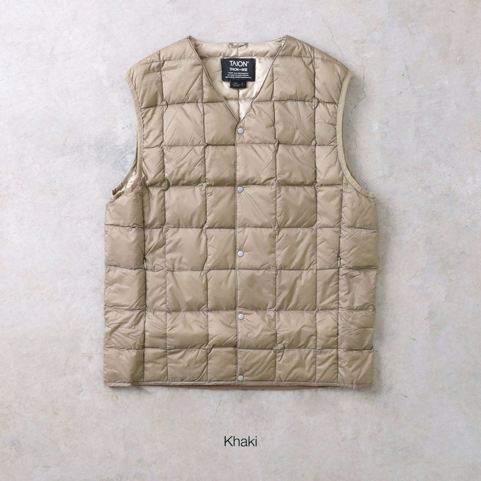 whowhat KLINGON VEST/GRAY ダウンベスト AWC ダウンベスト メンズ ビジネス スーツベスト Vネック