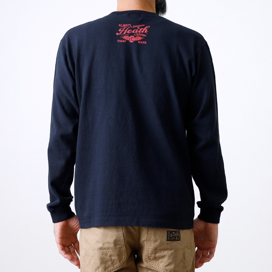 <10%OFF！ファミリーSALE！>◆【HEATH x Pherrow's】PLT1 COLLABO L/SPLT1 別注ロンT