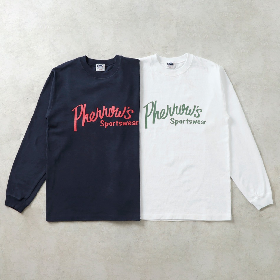 <10%OFF！ファミリーSALE！>◆【HEATH x Pherrow's】PLT1 COLLABO L/SPLT1 別注ロンT