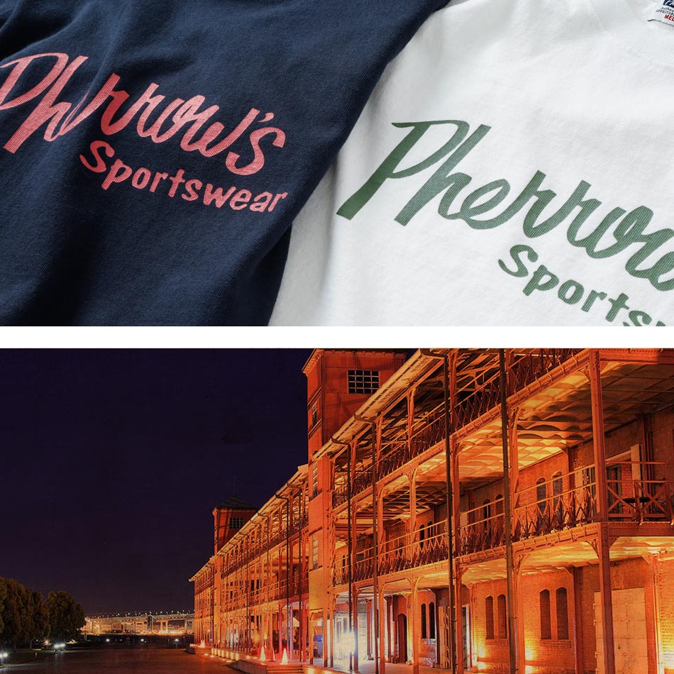 <10%OFF！ファミリーSALE！>◆【HEATH x Pherrow's】PLT1 COLLABO L/SPLT1 別注ロンT