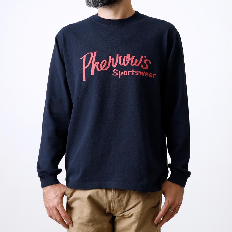 <10%OFF！ファミリーSALE！>◆【HEATH x Pherrow's】PLT1 COLLABO L/SPLT1 別注ロンT