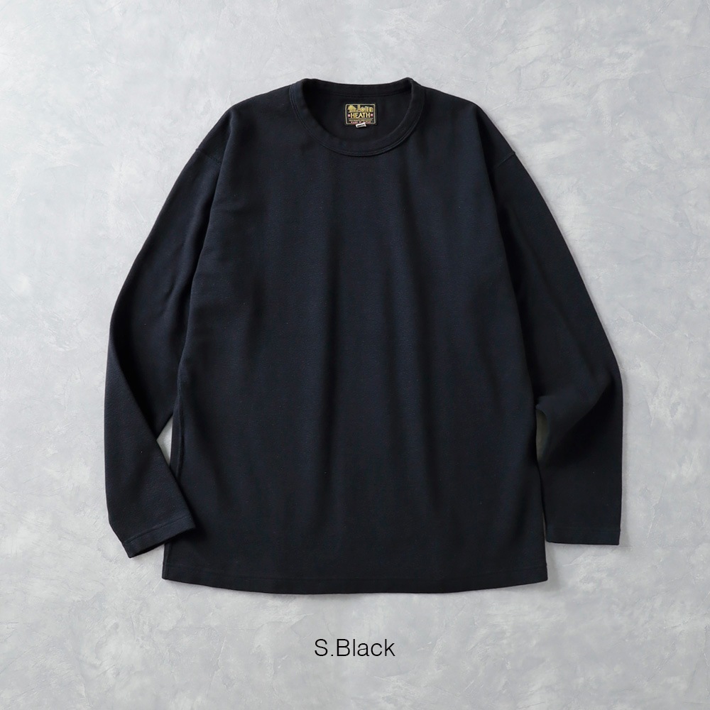 10%OFF！ファミリーSALE！<1月1日 0時から！>◆HEATH（ヒース）ヘビースパンフライス 九分袖ロンT 