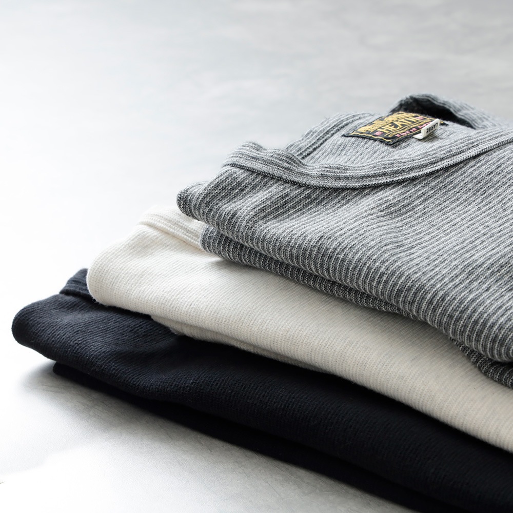 10%OFF！ファミリーSALE！<1月1日 0時から！>◆HEATH（ヒース）ヘビースパンフライス 九分袖ロンT 