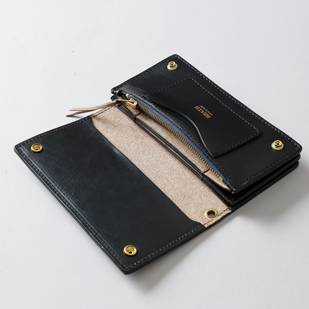 HEATH (ヒース) クロムエクセルレザー トラッカーウォレット｜アメカジ