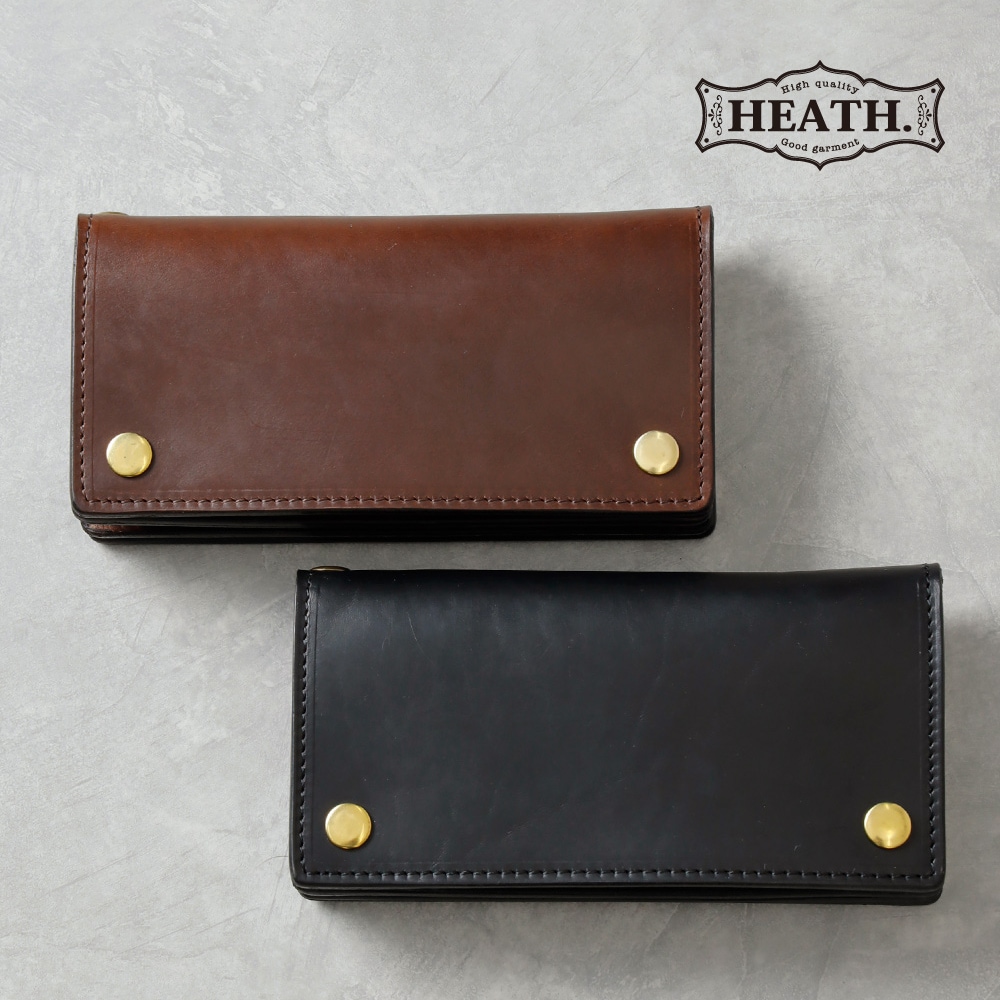 クロムエクセル　トラッカーウォレット3層 クロムエクセル トラッカーウォレット ミドル 黒 茶心 3層 ホーウィン