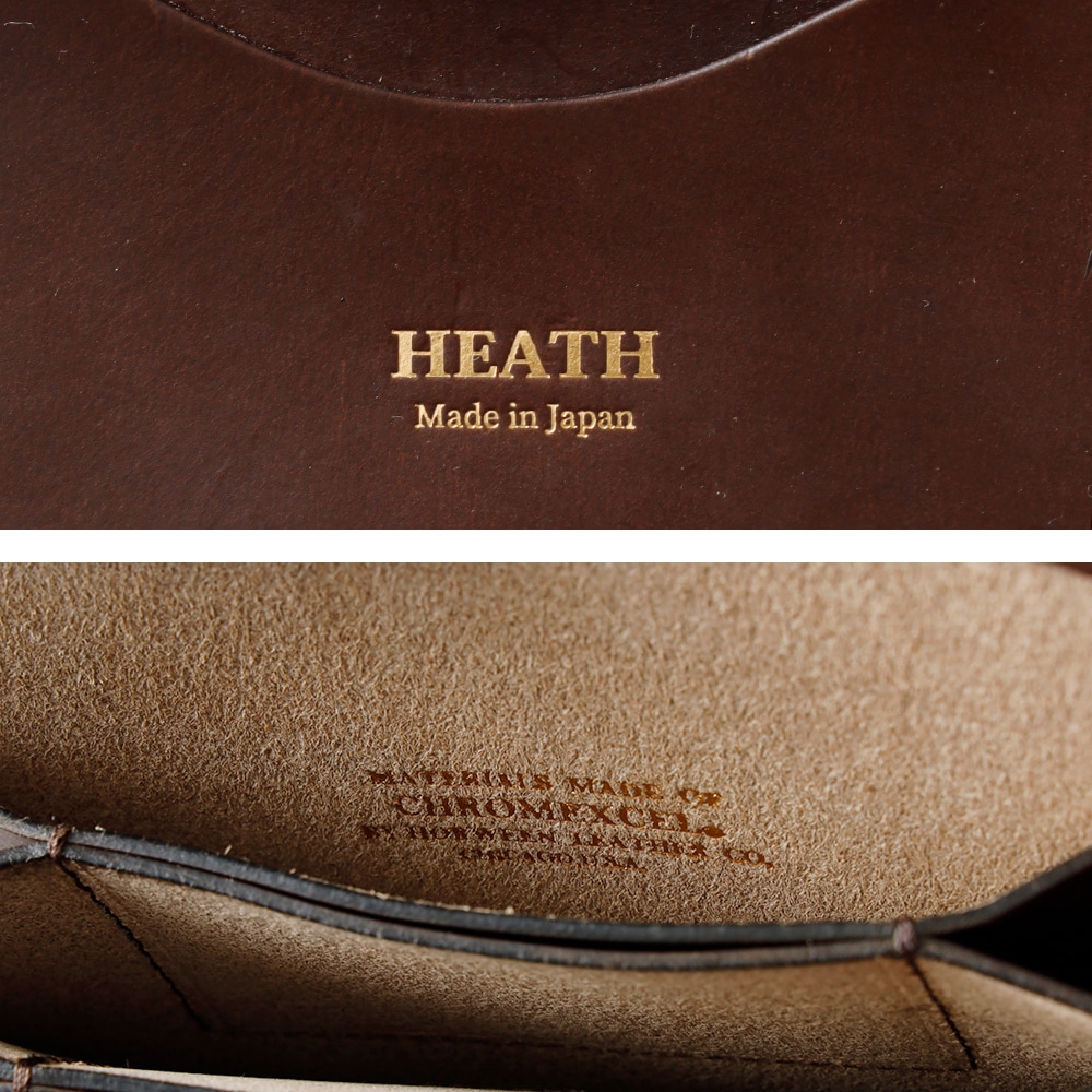HEATH (ヒース) クロムエクセルレザー トラッカーウォレット