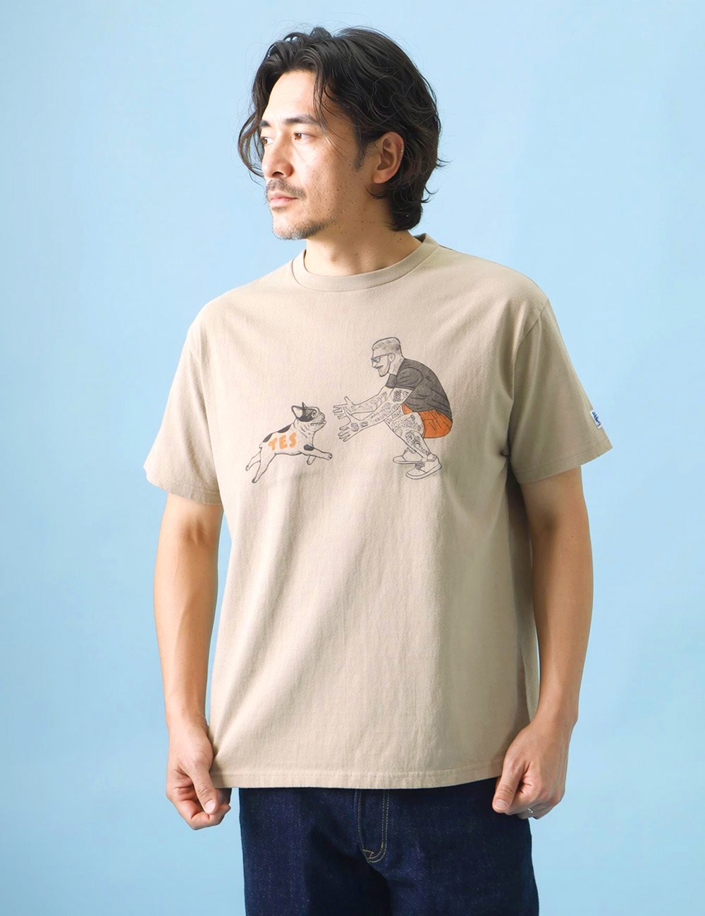 対象アイテム2点お買い上げで10%・3点お買い上げで20%OFF！ TES｜MALIBU STAR T-SHIRT