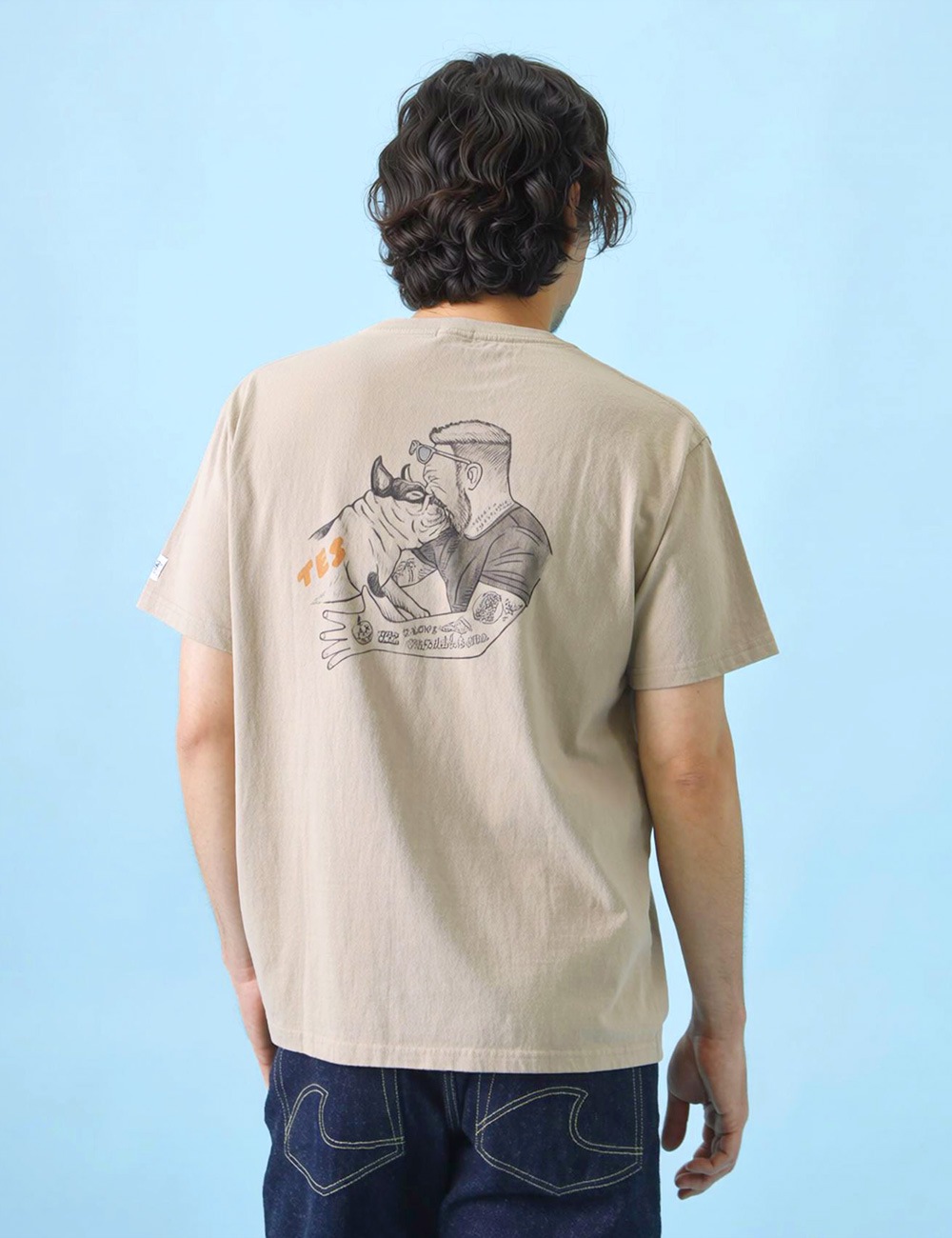 対象アイテム2点お買い上げで10%・3点お買い上げで20%OFF！ TES｜MALIBU STAR T-SHIRT