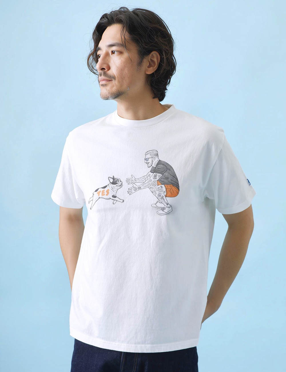 対象アイテム2点お買い上げで10%・3点お買い上げで20%OFF！ TES｜MALIBU STAR T-SHIRT