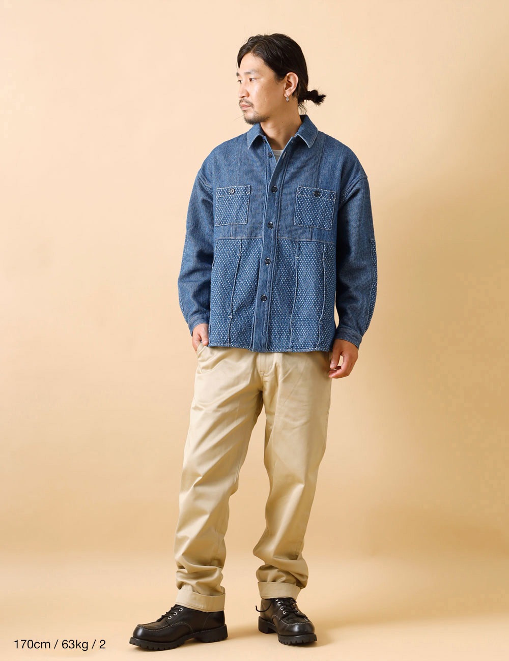 FDMTL｜PANEL SHIRT JACKET 3YR WASH